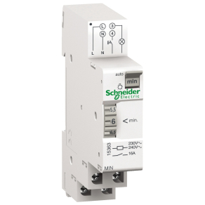   Schneider Electric MIN - 15363 -Acti9 lépcsőházi időrelé, 1-7 min