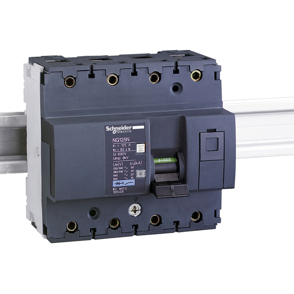 Kismegszakító 3P+N C 100A 25kA NG125N 18647 Schneider