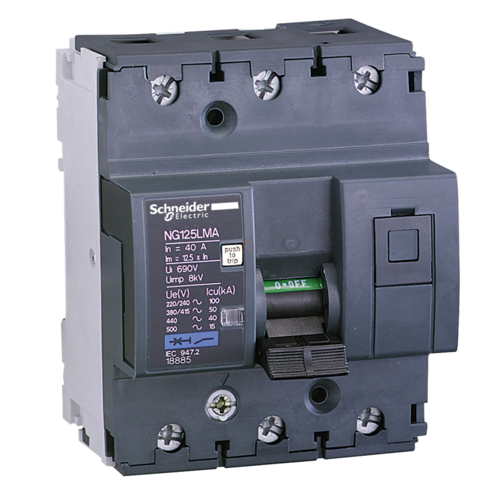 Kismegszakító 3MA 10A 50kA NG125L 18881 Schneider
