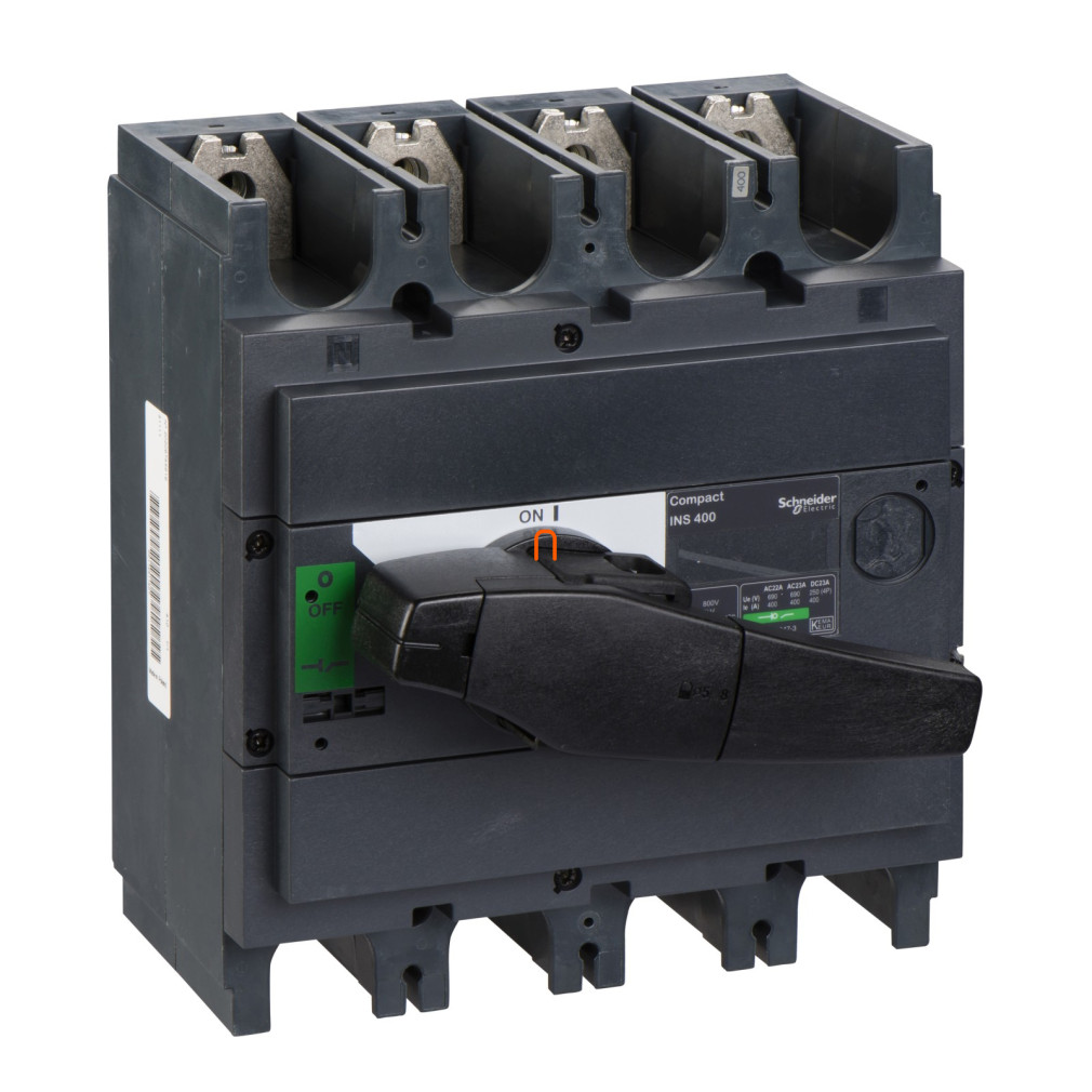 Interpact INS400 4P fekete kapcsolókarral 31111 Schneider