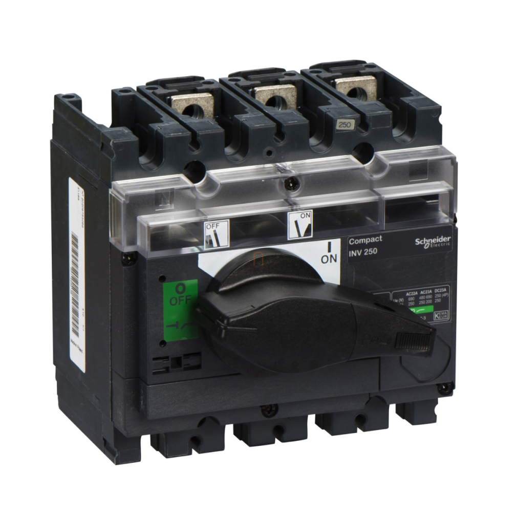 Interpact INV250 3P fekete kapcsolókarral 31166 Schneider