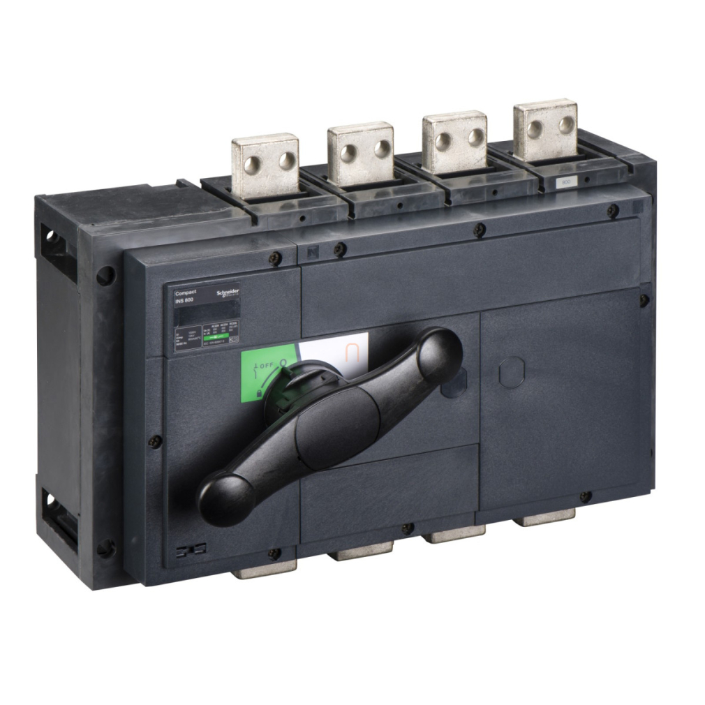 Interpact INS800 4P alapkészülék fekete fogantyúval 31331 Schneider