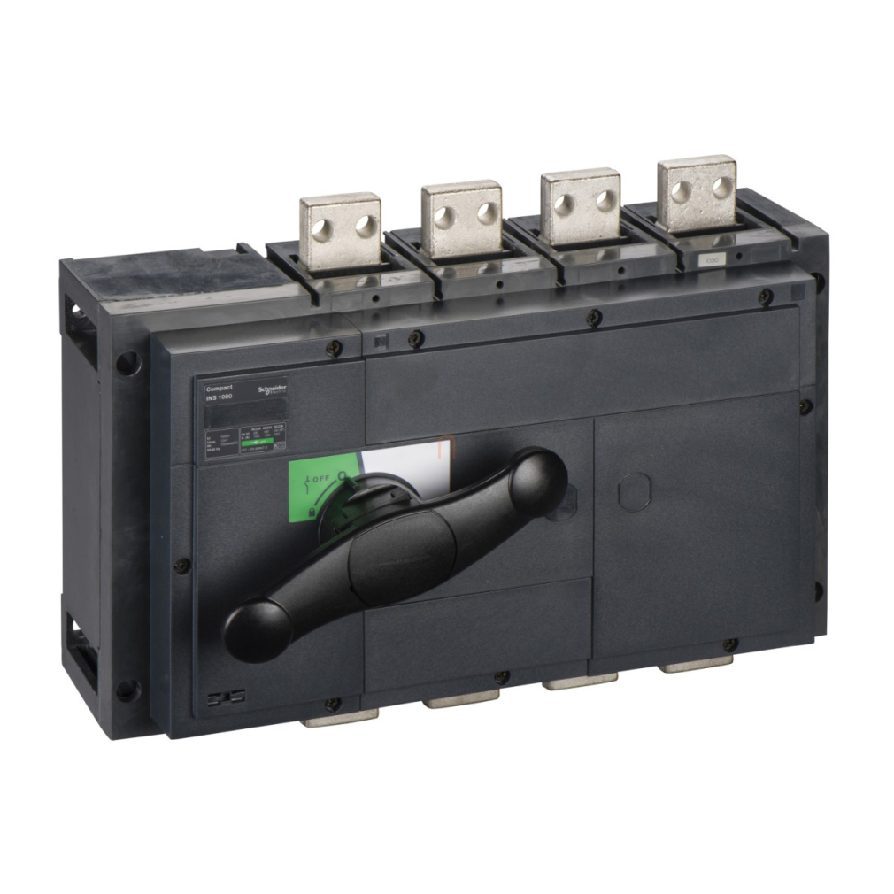 Interpact INS1000 4P fekete kapcsolókarral 31333 Schneider
