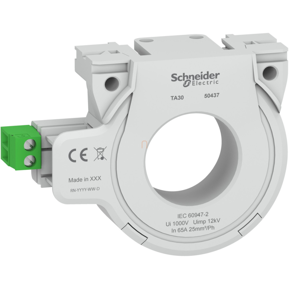 50437 Földzárlati toroid (zárt) 65A 30mm Schneider