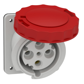   Schneider Electric Kaedra Box - 81282 - Mureva PK (Pratika) Falra szerelhető döntött aljzat, 3P+F, 6h, 63A, 415V, IP67, csavaros