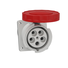   Schneider Electric Kaedra Box - 81295 - Mureva PK (Pratika) Falra szerelhető döntött aljzat, 3P+N+F, 6h, 125A, 415V, IP67, csavaros