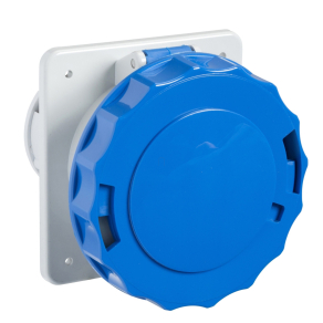   Schneider Electric Kaedra Box - 81690 - Mureva PK (Pratika) Falra szerelhető egyenes aljzat, 2P+F, 6h, 125A, 250V, IP67, csavaros