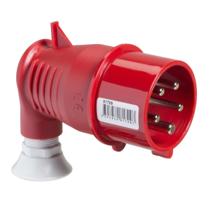   Schneider Electric Kaedra Box - 81709 - Mureva PK (Pratika) 90°-os lengővilla, 3P+N+F, 6h, 16A, 415V, IP44, csavaros