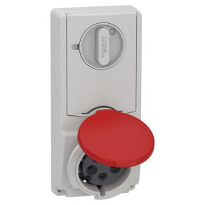   Schneider Electric Kaedra Box - 82147 - Mureva PK (Unika) Panelre szerelhető, reteszelhető aljzat, 3P+N+F, 6h, 32A, 415V, IP44, olvadóbiztosítós