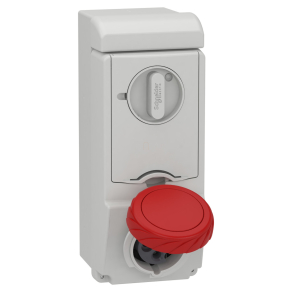   Schneider Electric Kaedra Box - 83185 - Mureva PK (Unika) Falra szerelhető, reteszelhető aljzat, 3P+F, 6h, 16A, 415V, IP65, olvadóbiztosítós