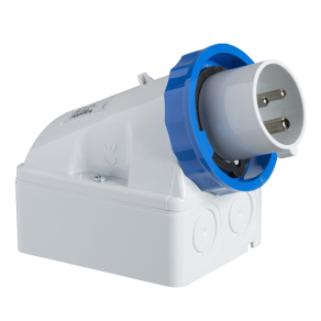   Schneider Electric Kaedra Box - 83556 - Mureva PK (Pratika) Falra szerelhető villa hátlappal, 3P+N+F, 9h, 16A, 250V, IP67, csavaros