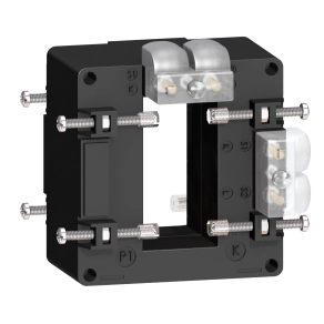 Schneider Electric Current transformer TI - METSECT5DA040 - TI áramváltó 400/5A (32x65) klíma álló, gyűjtősínhez kettős szekunder kivezetéssel (DA)