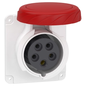 Schneider Electric Kaedra Box - PKY16G735 - Mureva PK (Pratika) Panelre szerelhető egyenes aljzat, 3P+N+F, 6h, 16A, 415V, IP67, gyorscsatlakozás