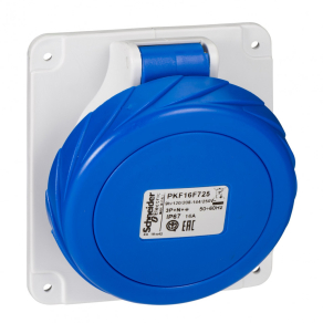   Schneider Pratika beépíthető ferde aljzat 16A, 3P+N+E PKF16F725