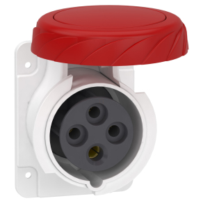   Schneider Electric PratiKa - PKF16G734 - Mureva PK (Pratika) Panelre szerelhető egyenes aljzat, 3P+F, 6h, 16A, 415V, IP67, csavaros