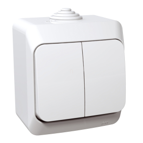   Schneider Electric Cedar Plus - WDE000550 - Csillárkapcsoló, IP44, fehér (105) 