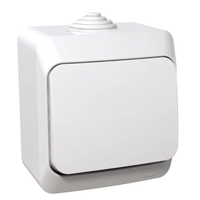 Schneider Electric Cedar Plus - WDE000560 - Váltókapcsoló, IP44, fehér (106)
