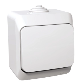 Schneider Electric Cedar Plus - WDE000570 - Keresztkapcsoló, IP44, fehér (107)