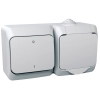 Schneider Electric Cedar Plus - WDE000502 - 2P+F csatlakozóaljzat, kétpólusú kapcsolóval, IP44, fehér
