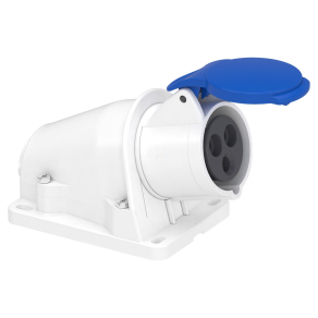   Schneider Electric PratiKa - PKF16W423 - Mureva PK (Pratika) Falra szerelhető aljzat, 2P+F, 6h, 16A, 250V, IP44, csavaros