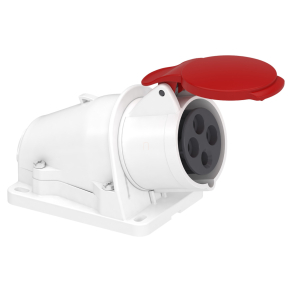   Schneider Electric PratiKa - PKF16W434 - Mureva PK (Pratika) Falra szerelhető aljzat, 3P+F, 6h, 16A, 415V, IP44, csavaros