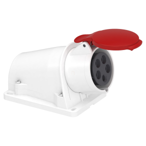   Schneider Electric PratiKa - PKF16W435 - Mureva PK (Pratika) Falra szerelhető aljzat, 3P+N+F, 6h, 16A, 415V, IP44, csavaros