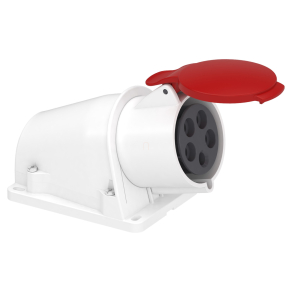   Schneider Electric PratiKa - PKF32W435 - Mureva PK (Pratika) Falra szerelhető aljzat, 3P+N+F, 6h, 32A, 415V, IP44, csavaros