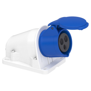   Schneider Electric Kaedra Box - PKY16W423 - Mureva PK (Pratika) Falra szerelhető aljzat, 2P+F, 6h, 16A, 250V, IP44, gyorscsatlakozás