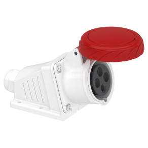   Schneider Electric Kaedra Box - PKF16W734 - Mureva PK (Pratika) Falra szerelhető aljzat, 3P+F, 6h, 16A, 415V, IP67, csavaros