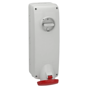 Schneider Electric Kaedra Box - PKB63P535 - Mureva PK (Unika) Falra szerelhető, reteszelhető aljzat, 3P+N+F, 6h, 63A, 415V, IP65, védelem nélkül