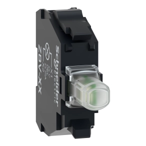 Schneider Electric Harmony XB4 - ZBVJ1 - jelzőlámpa világító modul, LED, 12VAC/DC, fehér, csavaros csatlakozó
