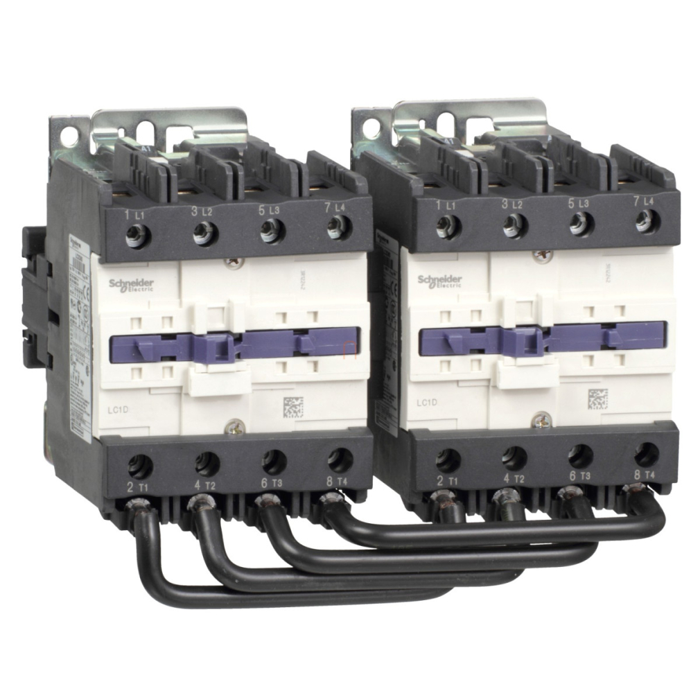 LC2-D80004M7 AC irányváltó, 125A (AC1) csav.csatl., Tekercs: 220V AC, Schneider
