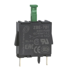 Schneider Electric Harmony XB4/XB5 - ZBE701 - érintkező blokk, 1NO, tűs érintkezős, NYÁK lapra forrasztható