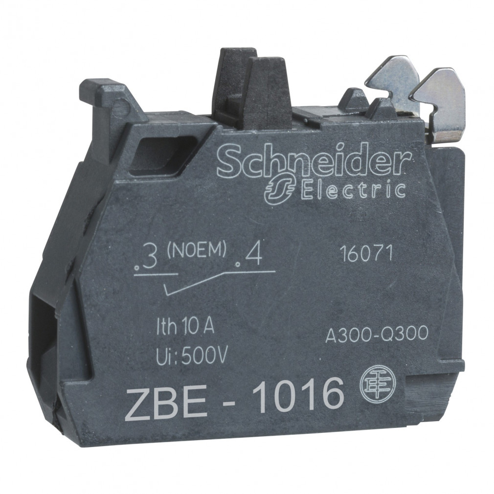 Schneider speciális érintkezoblokk, 1NO (ZBE-1016)