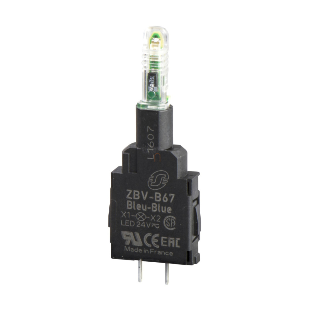 LED-es jelzőlámpa érintkező blokk, piros 24V ZBVB47 Schneider