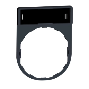 Schneider Electric Harmony XB4 - ZBY2179 - címketartó 30x40 mm, Ø22 készülékekhez, 8x27 mm felirati címkével, I-II