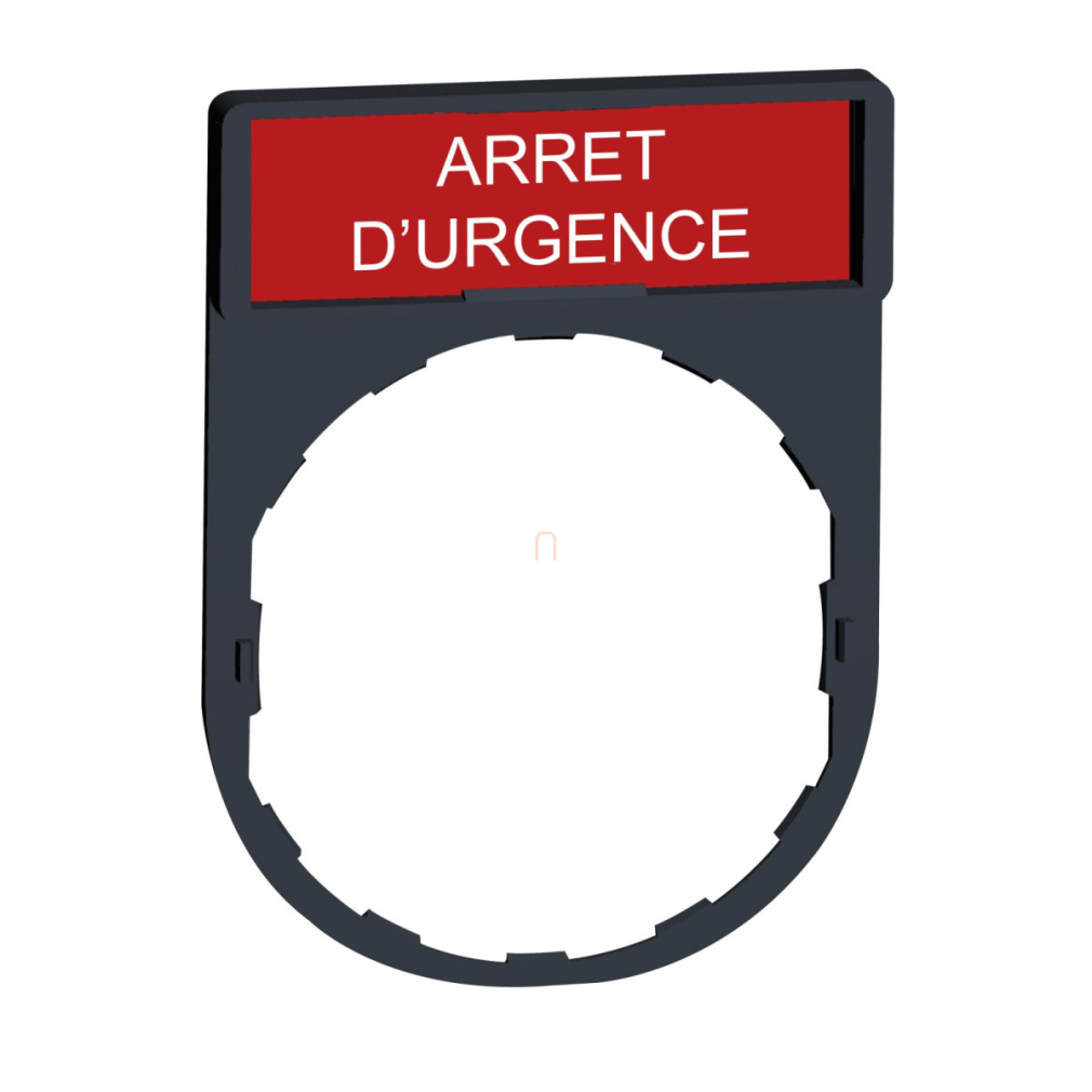 ZBY-2130  Felirati címke ARRET D'URGENCE Schneider