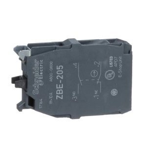 Schneider Electric Harmony XB4/XB5 - ZBE205 - érintkező blokk, 1NO+1NC, csavaros csatlakozó