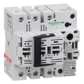 Schneider Electric TeSys - GS1DD3 - Biztosítóbetétes megszakító szakaszoló
