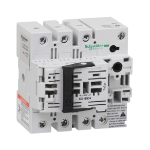 Schneider Electric TeSys - GS1DD4 - Biztosítóbetétes megszakító szakaszoló