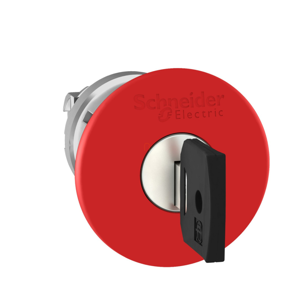 ZB4-BS94412 Kulcsos vészgombfej, átm:40 mm, piros Schneider