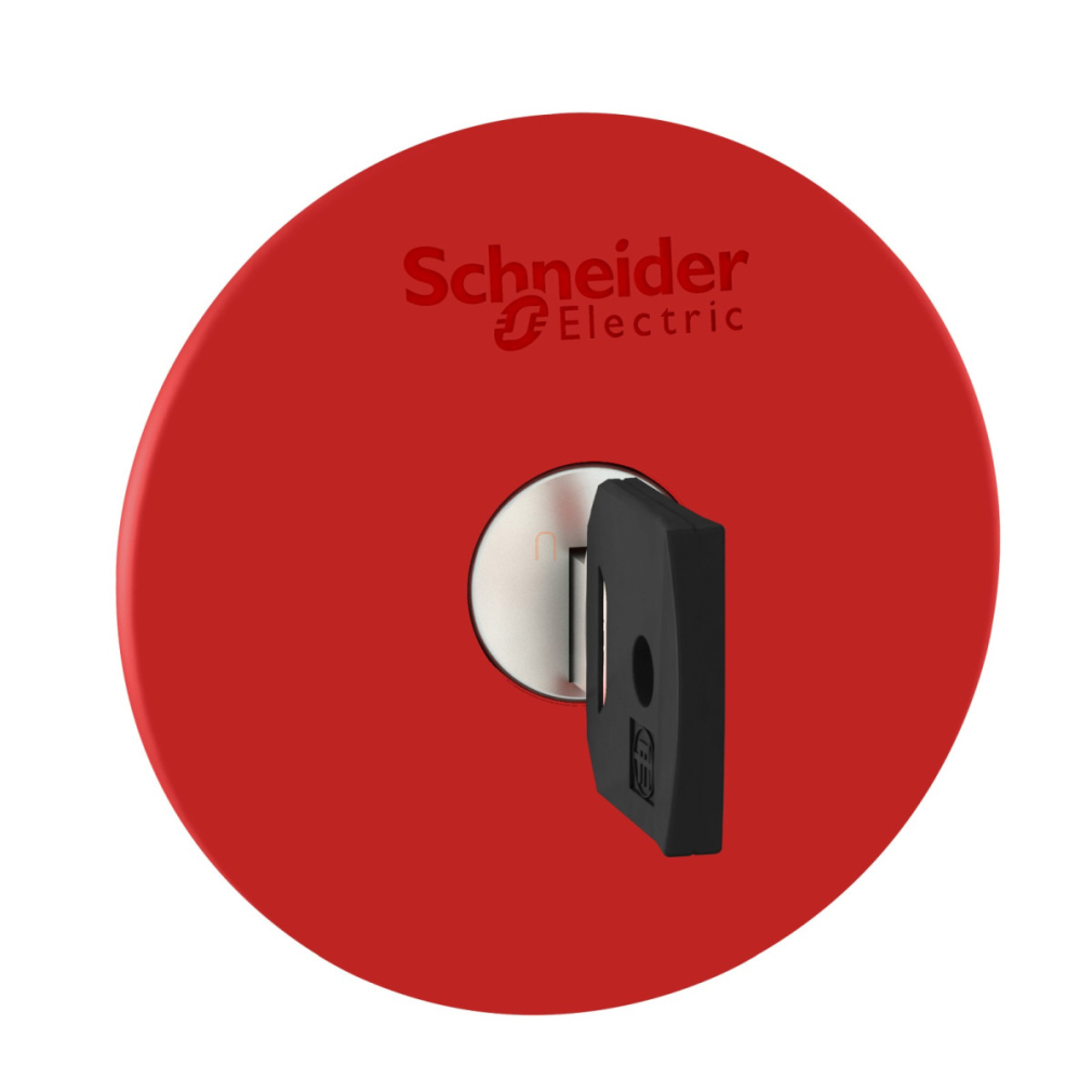 Kulcsos vészgombfej, átm:60mm, piros ZB5AS964 Schneider