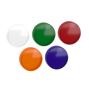   Schneider Electric Harmony XB5 - ZB5AV003 - műanyag jelzőlámpa fej, Ø22, LED jelzőlámpához, 5 választható színű lencse