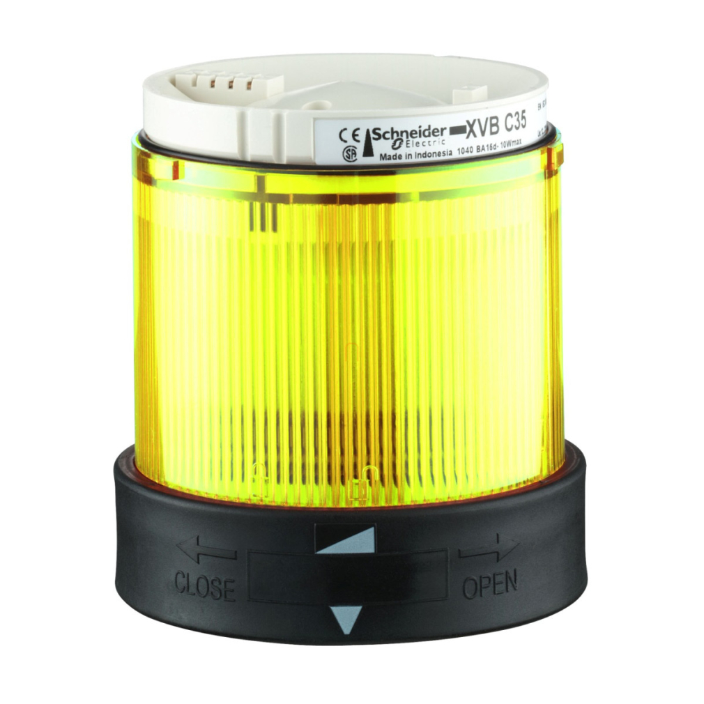 XVB-C5B8 XVB fényoszlop fénymodul, LED, villogó, sárga, 24VAC/DC Schneider
