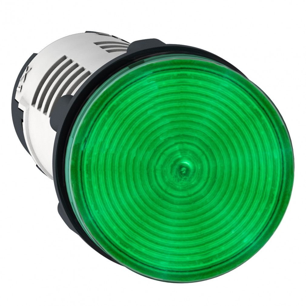Schneider jelzőlámpa, zöld LED 230V (XB7EV03MP3)