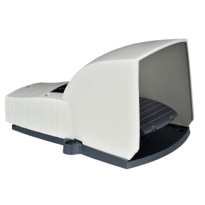 Schneider Electric Harmony XPE - XPEG310 - lábkapcsoló, 1 fokozatú, 1NO+1NC, védőtetővel, műanyag, szürke