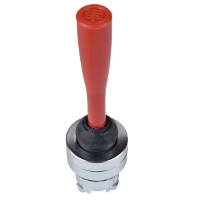 Schneider Electric Harmony XB4 - ZB4BB4 - fém joystick fej, Ø22, mindenirányú, visszatérő, piros kar