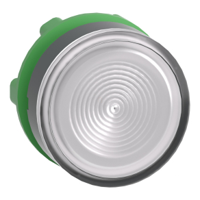   Schneider Electric Harmony XB5 - ZB5AW313S - műanyag világító nyomógomb fej, Ø22, visszatérő, beépített LED - hez, hornyolt lencsével, fehér