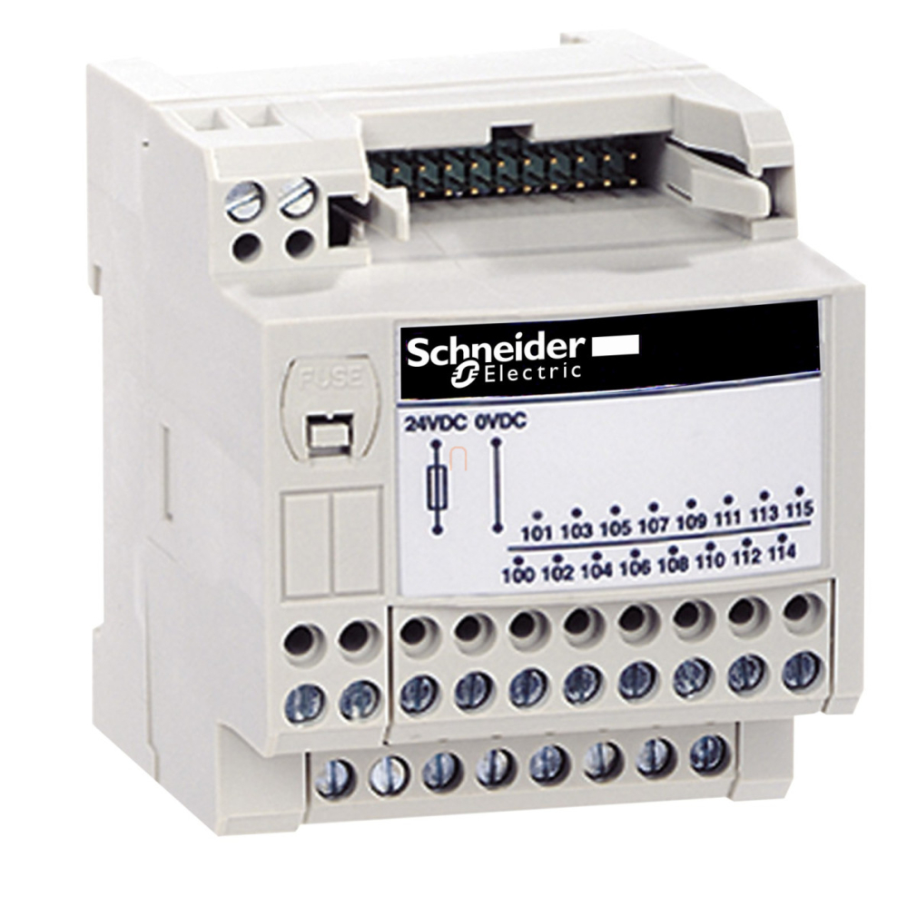 Modicon ABE7 elosztóblokk készlet Economy HE10 16 digitális csatorna 1 sorkapocs/csatorna+2xHE10 1m kábel ABE7H20E100 Schneider