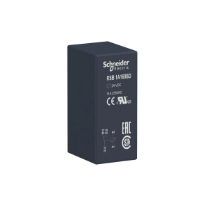 Schneider Electric Harmony Electromechanical Relays - RSB1A160BD - RSB interfész relé, 1CO, 16A, 24VDC